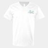 V-Neck Heavy Cotton 100% T-Shirt Thumbnail