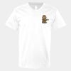 V-Neck Heavy Cotton 100% T-Shirt Thumbnail