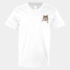 V-Neck Heavy Cotton 100% T-Shirt Thumbnail