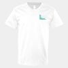 V-Neck Heavy Cotton 100% T-Shirt Thumbnail