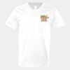 V-Neck Heavy Cotton 100% T-Shirt Thumbnail