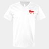 V-Neck Heavy Cotton 100% T-Shirt Thumbnail