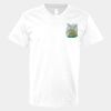 V-Neck Heavy Cotton 100% T-Shirt Thumbnail