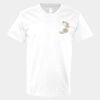 V-Neck Heavy Cotton 100% T-Shirt Thumbnail