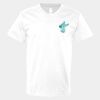 V-Neck Heavy Cotton 100% T-Shirt Thumbnail