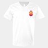 V-Neck Heavy Cotton 100% T-Shirt Thumbnail