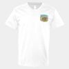 V-Neck Heavy Cotton 100% T-Shirt Thumbnail