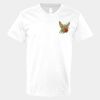 V-Neck Heavy Cotton 100% T-Shirt Thumbnail