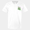 V-Neck Heavy Cotton 100% T-Shirt Thumbnail