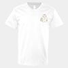V-Neck Heavy Cotton 100% T-Shirt Thumbnail