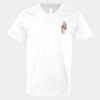 V-Neck Heavy Cotton 100% T-Shirt Thumbnail
