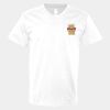 V-Neck Heavy Cotton 100% T-Shirt Thumbnail