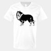 V-Neck Heavy Cotton 100% T-Shirt Thumbnail
