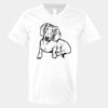 V-Neck Heavy Cotton 100% T-Shirt Thumbnail