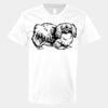 V-Neck Heavy Cotton 100% T-Shirt Thumbnail