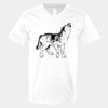 V-Neck Heavy Cotton 100% T-Shirt Thumbnail