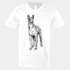 V-Neck Heavy Cotton 100% T-Shirt Thumbnail