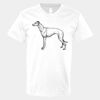 V-Neck Heavy Cotton 100% T-Shirt Thumbnail
