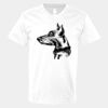 V-Neck Heavy Cotton 100% T-Shirt Thumbnail