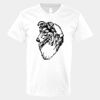 V-Neck Heavy Cotton 100% T-Shirt Thumbnail