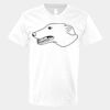 V-Neck Heavy Cotton 100% T-Shirt Thumbnail
