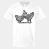 V-Neck Heavy Cotton 100% T-Shirt Thumbnail