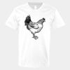 V-Neck Heavy Cotton 100% T-Shirt Thumbnail