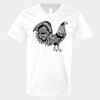 V-Neck Heavy Cotton 100% T-Shirt Thumbnail