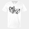V-Neck Heavy Cotton 100% T-Shirt Thumbnail