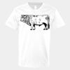 V-Neck Heavy Cotton 100% T-Shirt Thumbnail