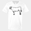 V-Neck Heavy Cotton 100% T-Shirt Thumbnail