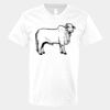 V-Neck Heavy Cotton 100% T-Shirt Thumbnail
