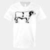 V-Neck Heavy Cotton 100% T-Shirt Thumbnail