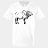 V-Neck Heavy Cotton 100% T-Shirt Thumbnail