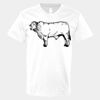 V-Neck Heavy Cotton 100% T-Shirt Thumbnail