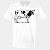 V-Neck Heavy Cotton 100% T-Shirt Thumbnail