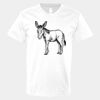 V-Neck Heavy Cotton 100% T-Shirt Thumbnail
