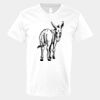 V-Neck Heavy Cotton 100% T-Shirt Thumbnail