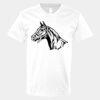 V-Neck Heavy Cotton 100% T-Shirt Thumbnail