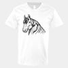 V-Neck Heavy Cotton 100% T-Shirt Thumbnail
