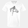 V-Neck Heavy Cotton 100% T-Shirt Thumbnail