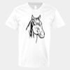 V-Neck Heavy Cotton 100% T-Shirt Thumbnail