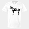 V-Neck Heavy Cotton 100% T-Shirt Thumbnail