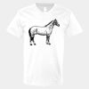 V-Neck Heavy Cotton 100% T-Shirt Thumbnail