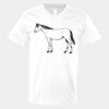 V-Neck Heavy Cotton 100% T-Shirt Thumbnail
