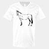 V-Neck Heavy Cotton 100% T-Shirt Thumbnail