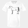 V-Neck Heavy Cotton 100% T-Shirt Thumbnail
