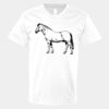 V-Neck Heavy Cotton 100% T-Shirt Thumbnail