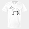 V-Neck Heavy Cotton 100% T-Shirt Thumbnail