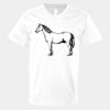 V-Neck Heavy Cotton 100% T-Shirt Thumbnail